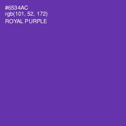 #6534AC - Royal Purple Color Image